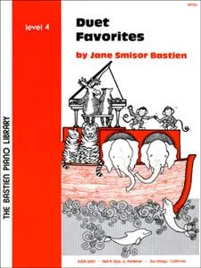 Duet Favorites Level 4 by Jane Bastien - Piano Duet, 24 Pages, Published by Neil A. Kjos Music Company