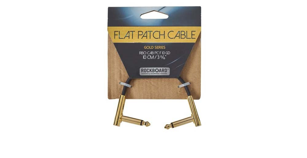 RockBoard Flat Patch Cable, Gold