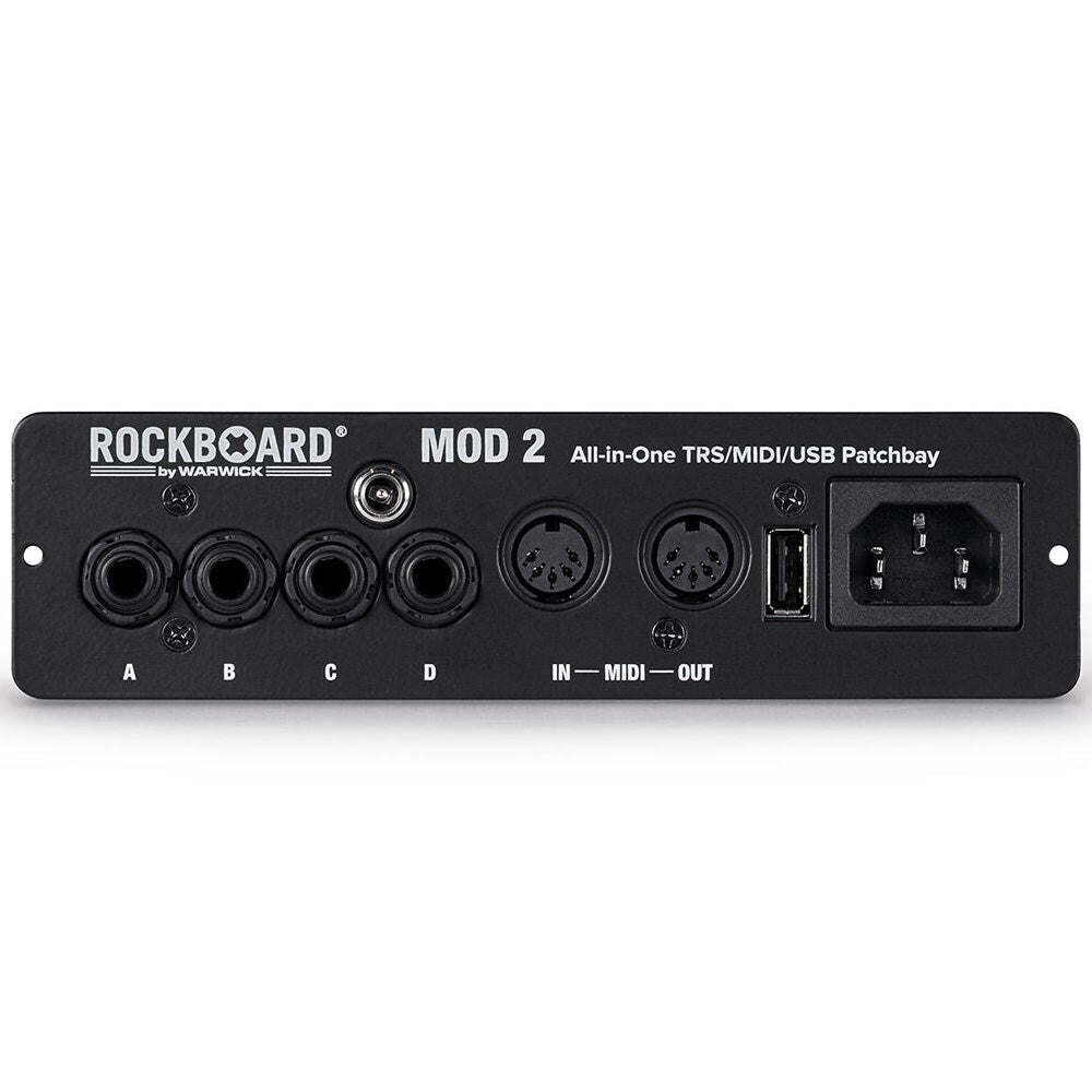 RockBoard MOD 2 V2 - All-in-One TRS, MIDI & USB Patchbay