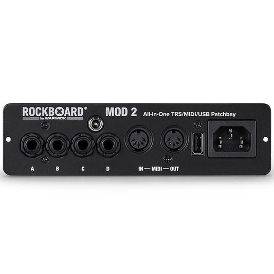 RockBoard MOD 2 V2 - All-in-One TRS, MIDI & USB Patchbay