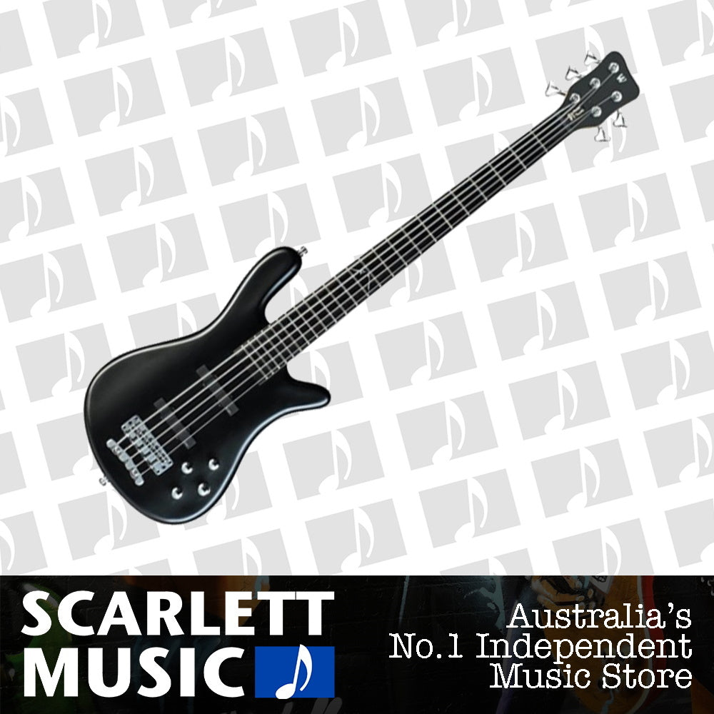 Warwick RockBass Robert Trujillo Artist Line Signature 5 String Bass Satin Black — view 2