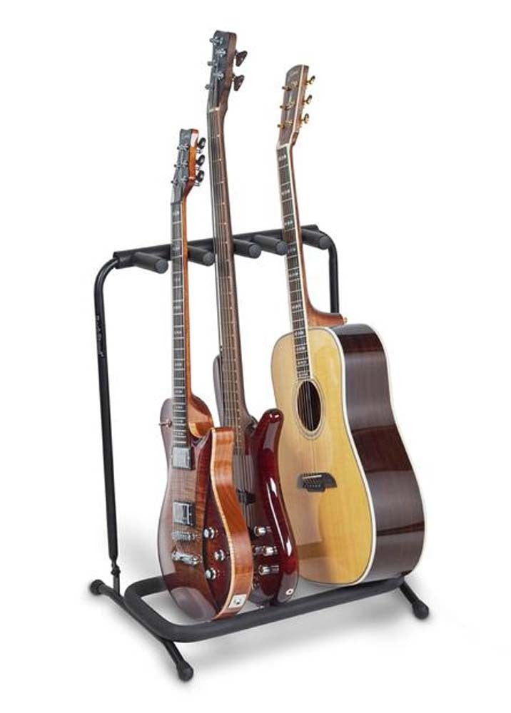RockStand Multiple Guitar Rack Stand - 2x Electric 1x Classical or Acoustic Guitar/Bass — view 3