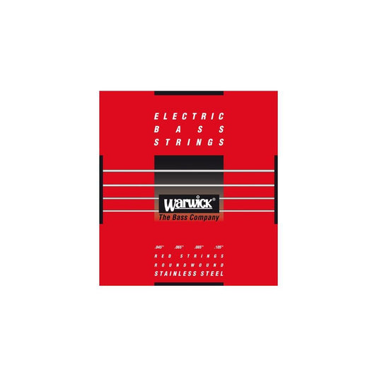 Warwick Bass Strings Red Label 4 Stg Set Medium Gauge:045-065-085-105