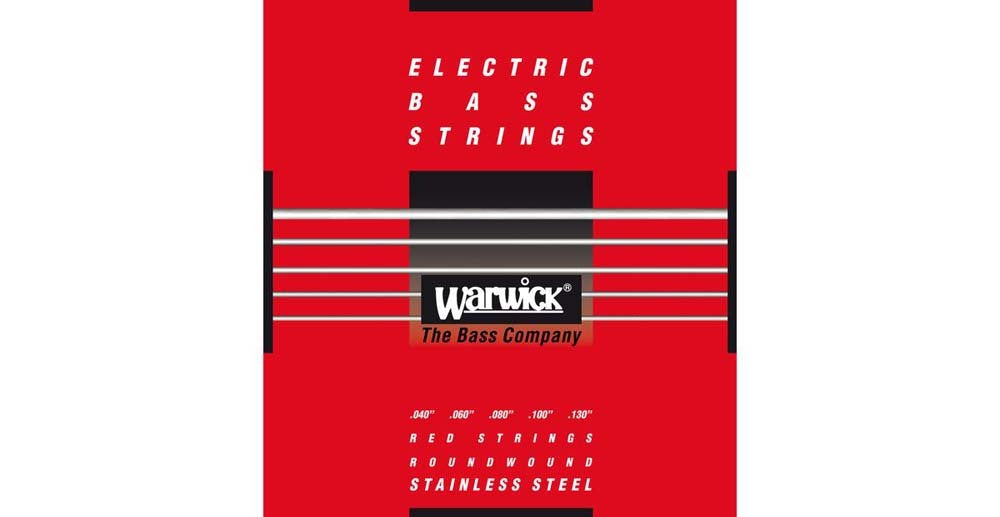 Warwick RED Strings Stainless Steel-Bass String Set, 5-String, Medium Light, .040-.130