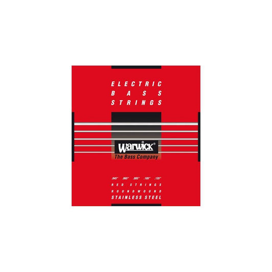 Warwick Bass Strings Red Label 5 Stg Set Medium Gauge:045-065-085-105-135