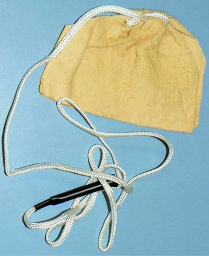 Superslick Clarinet Chamois Swab with 29" Cord and Drop Weight — view 2