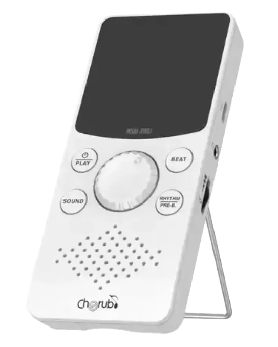Cherub Rechargeable Electronic Metronome with LCD Display and USB-C Charging — view 5
