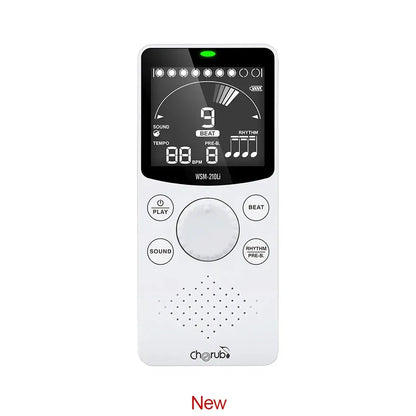 Cherub Rechargeable Electronic Metronome with LCD Display and USB-C Charging