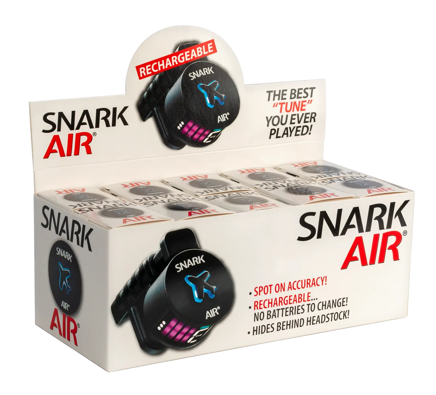 Snark Rechargeable Headstock Tuner - Clip-On Chromatic Tuner for Guitar and Bass — view 5