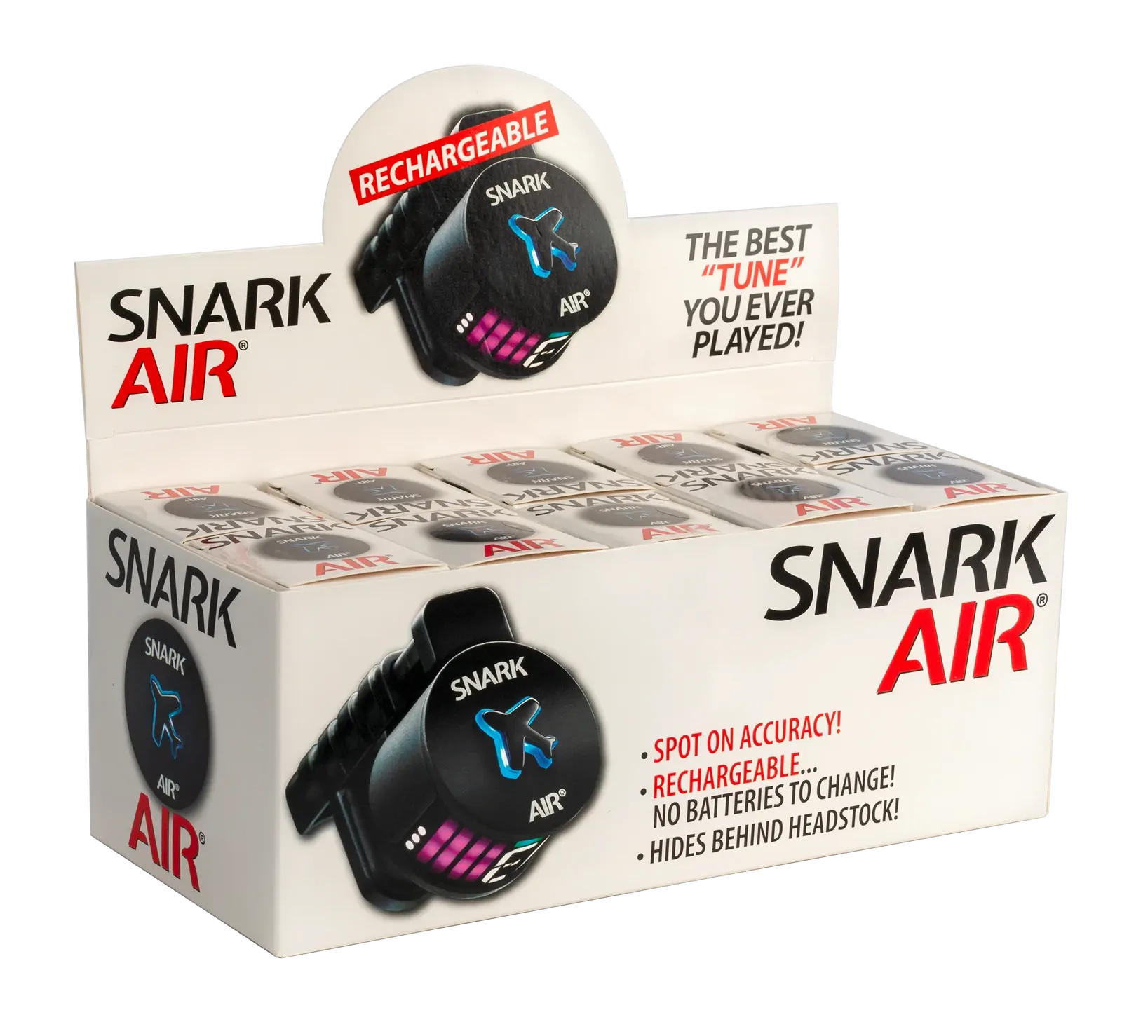 Snark Rechargeable Headstock Tuner - Clip-On Chromatic Tuner for Guitar and Bass — view 5