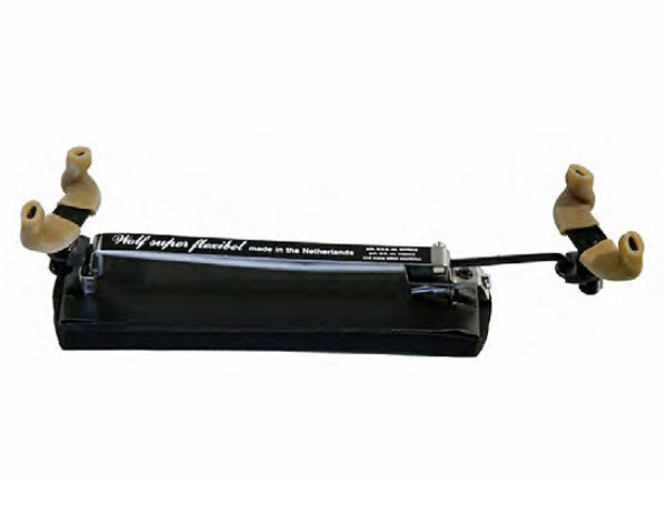 Wolf Super Flexible Shoulder Rest for Violin 3/4 - 4/4 and Viola - Height Adjustable, Angle Adjustable, Black