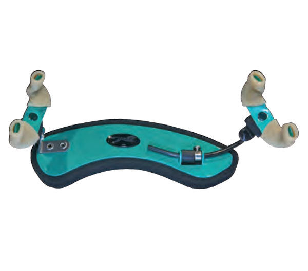 Wolf Forte Secondo Adjustable Shoulder Rest for Violin in Green Emerald (1/4 - 1/2)