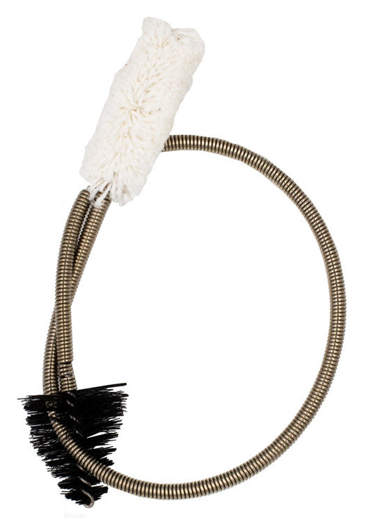 Faxx Wire Saxophone Neck Cleaning Snake - Flexible Coated Rod with Swabs at Each End
