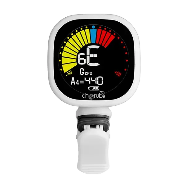 Cherub Clip Rechargeable Chromatic Tuner - White — view 2