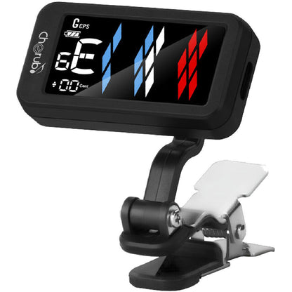 Cherub Flow Tune Clip-on Rechargeable Tuner with 5 Modes, ±1 Cent Accuracy, Rechargeable Li-ion Battery, Stainless Steel Clamp — view 2
