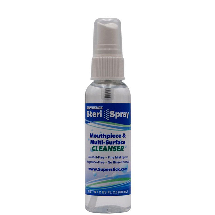 Superslick Steri-Spray 60ml Mouthpiece & Multi-Surface Cleanser with Fine Mist Sprayer