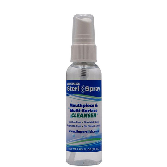 Superslick Steri-Spray 60ml Mouthpiece & Multi-Surface Cleanser with Fine Mist Sprayer