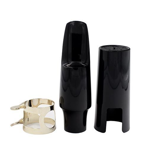 Tenor Saxophone Mouthpiece Kit with Nickel Ligature & Plastic Cap