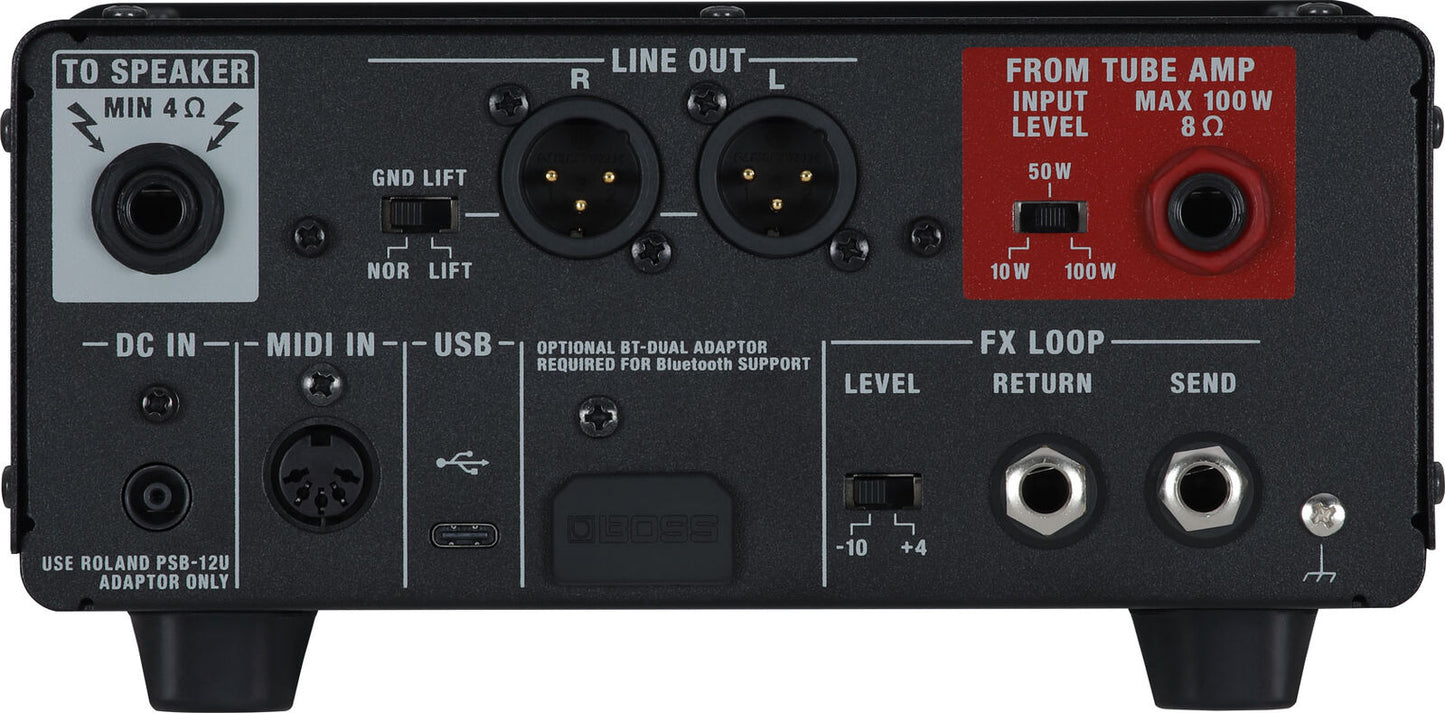 BOSS W-TAE CORE Tube Amp Expander - Professional Recording Solution with Reactive Load & Premium Cab Emulation — view 5