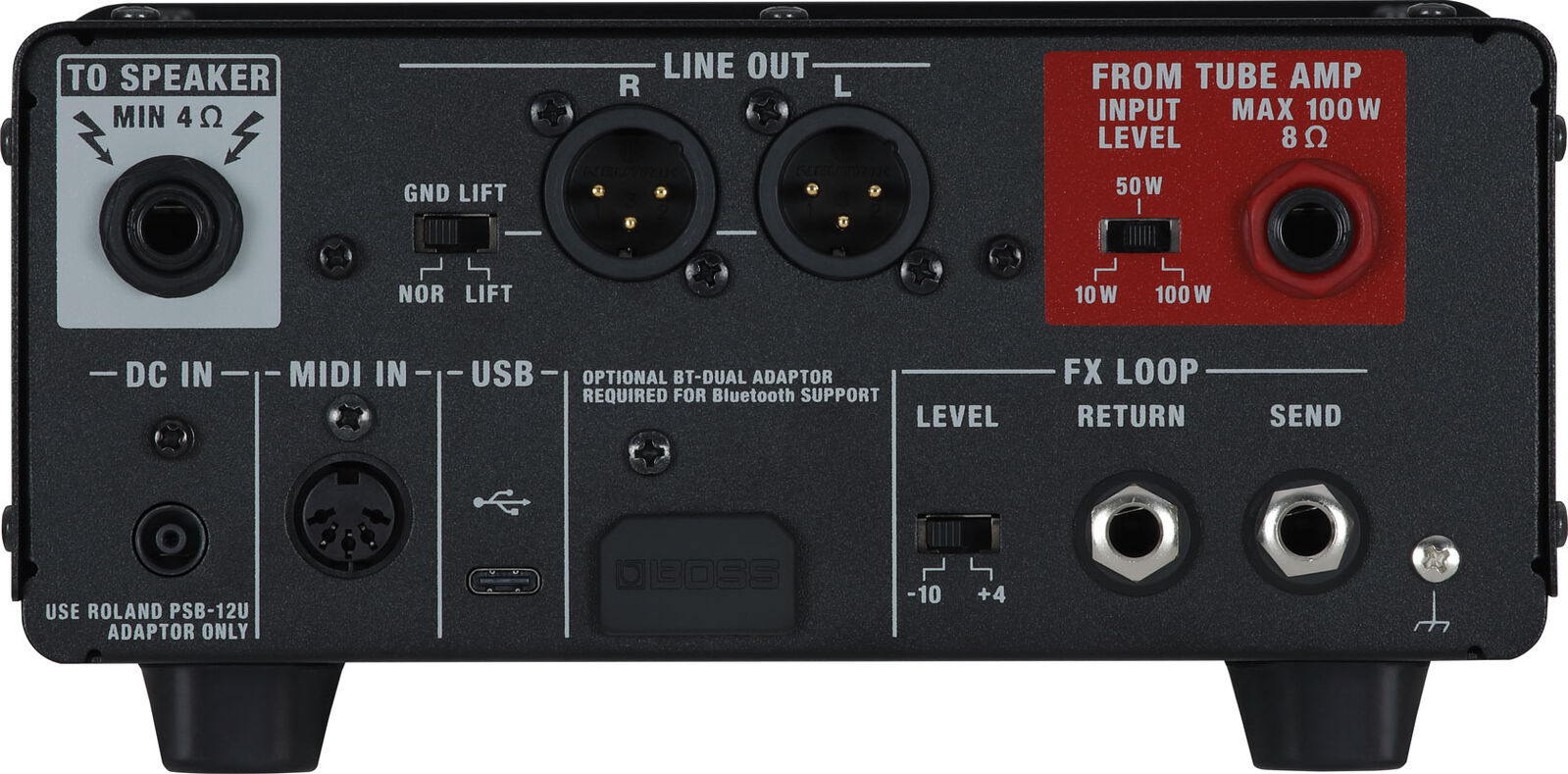 BOSS W-TAE CORE Tube Amp Expander - Professional Recording Solution with Reactive Load & Premium Cab Emulation — view 5