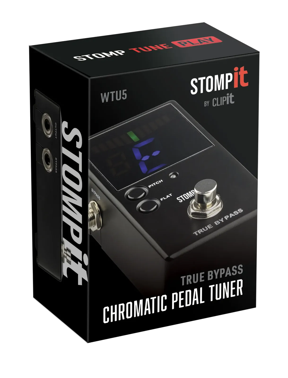 AMS STOMP IT PEDAL TUNER WTU5 with Full Color Display and True Bypass — view 3