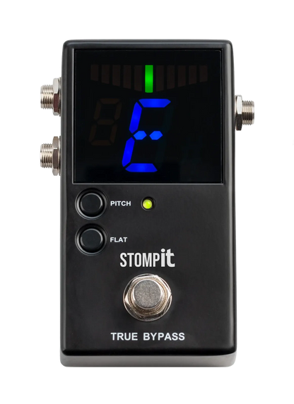 AMS STOMP IT PEDAL TUNER WTU5 with Full Color Display and True Bypass