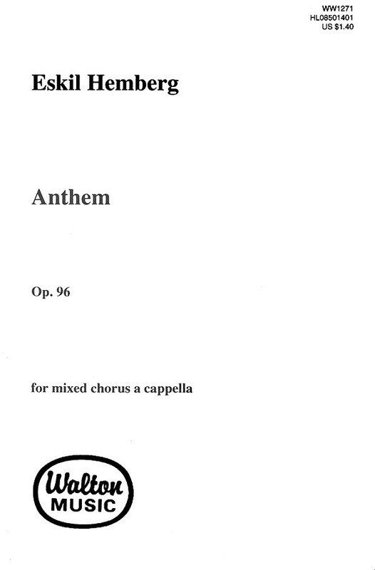 Anthem Op 96 SATB A Cappella (Octavo)