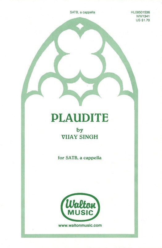 Plaudite SATB A Cappella (Octavo)