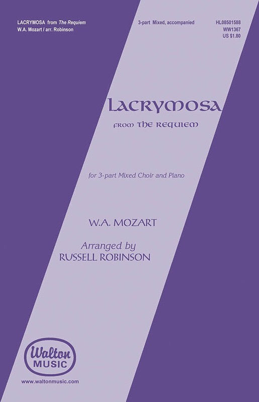 Lacrymosa 3Pt Mixed (Octavo)