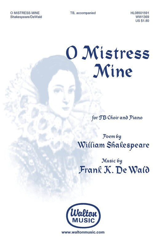 O Mistress Mine TB (Octavo)