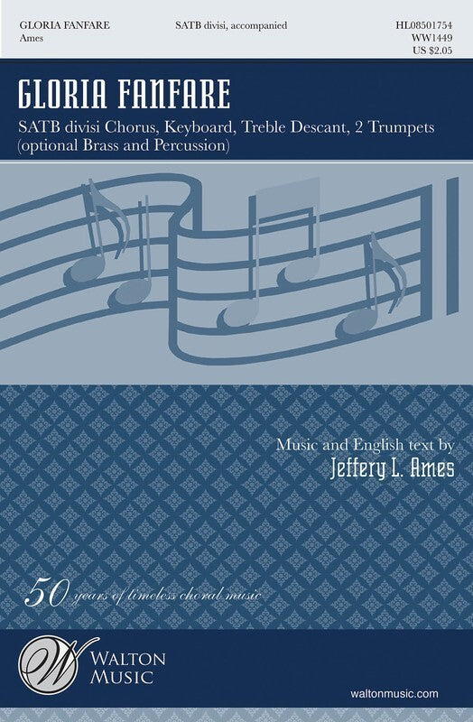 Gloria Fanfare Brass/Percussion Pts (Music Score/Parts)