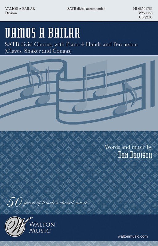 Dan Davison: Vamos a Bailar — SATB Choral Score (Walton Music)