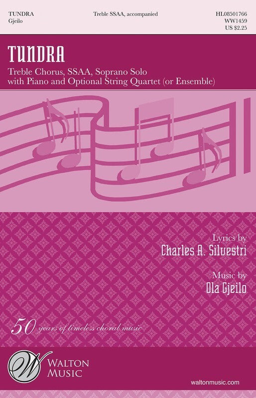 Gjeilo - Tundra String Quartet (Music Score/Parts)