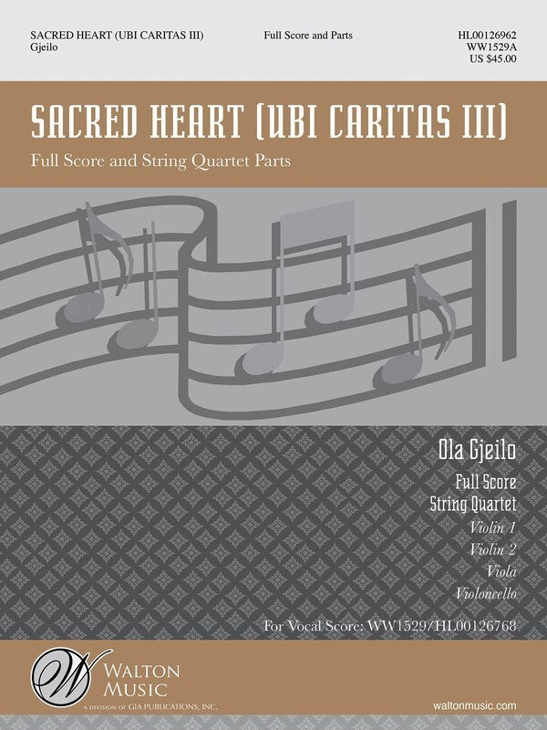 Sacred Heart String Quartet Score/Parts