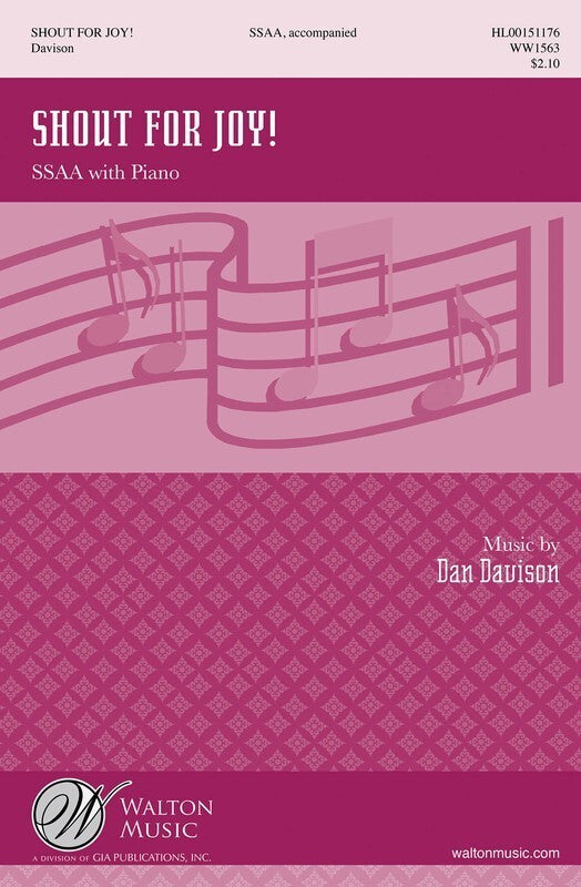 Shout For Joy! (Psalm 98) SSAA