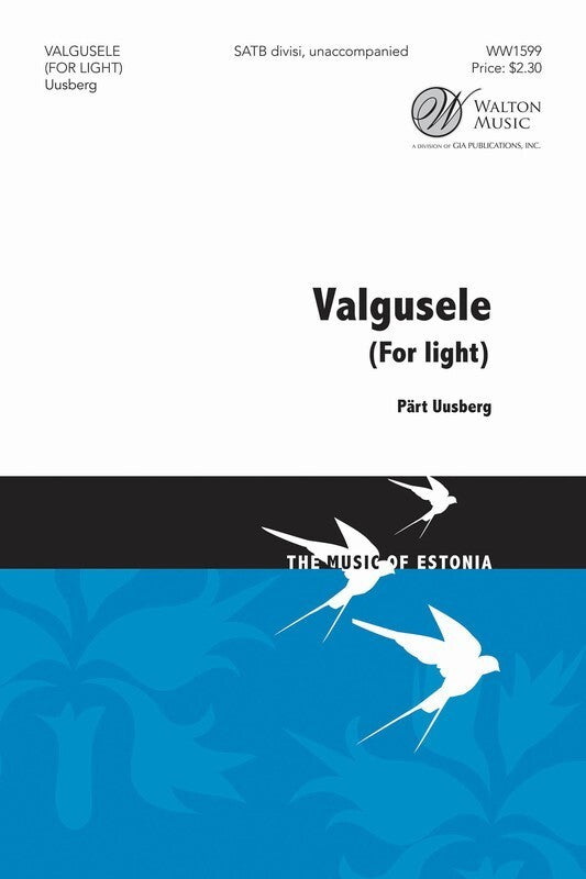 Valgusele SATB Divisi A Cappella (Octavo)