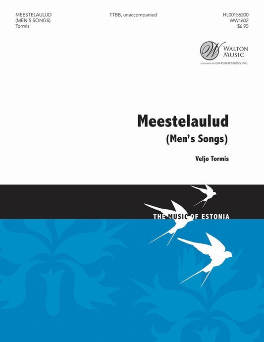 Mens Songs (Meestelaulud) TTBB A Cappella