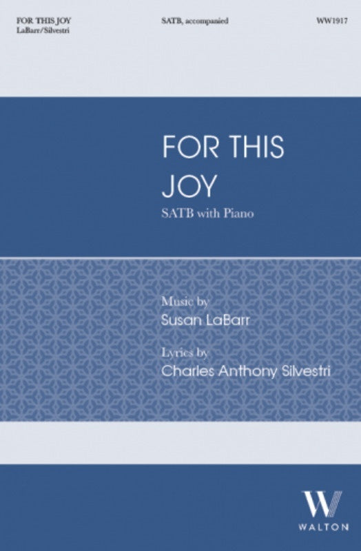 For This Joy Satb Octavo