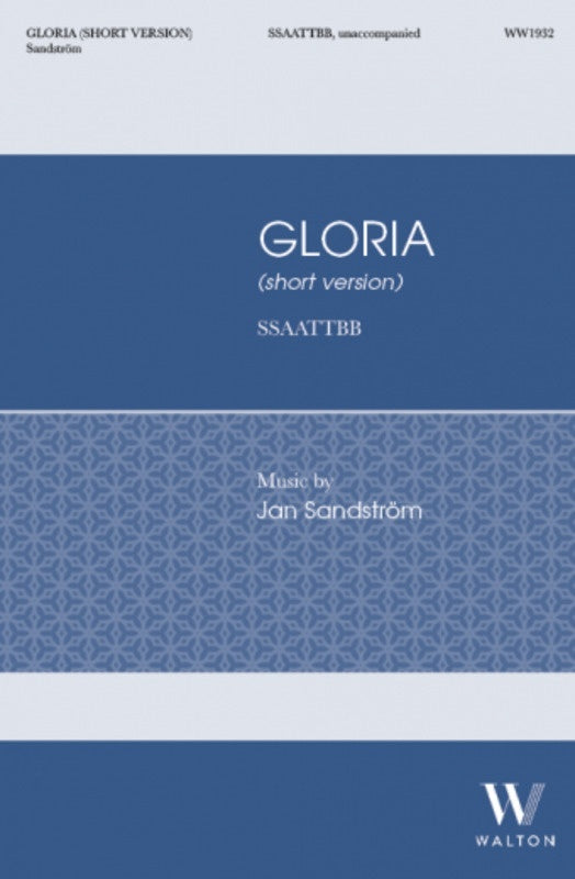 Gloria (Short Version) Ssaattbb A Cappella Octavo