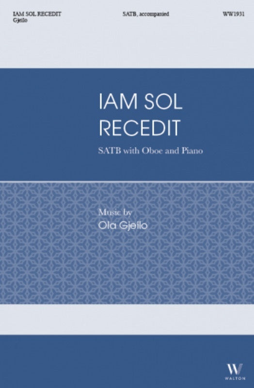 Iam Sol Recedit Satb/Oboe Octavo