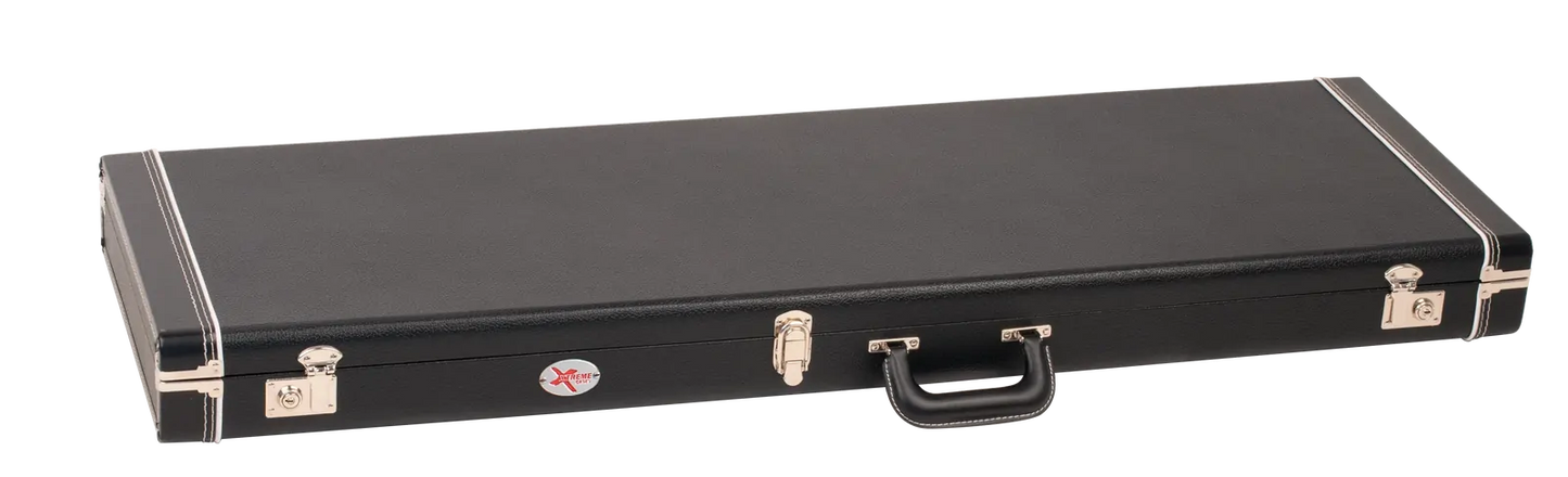Xtreme Vintage Black Bass Case for Precision & Jazz Basses