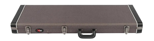 Xtreme Electric Guitar Hard Case - Vintage Grey Tweed for Strat/Tele XC610G