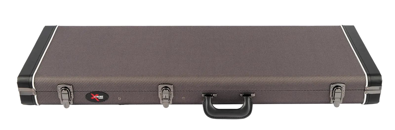Xtreme Electric Guitar Hard Case - Vintage Grey Tweed for Strat/Tele XC610G — view 2