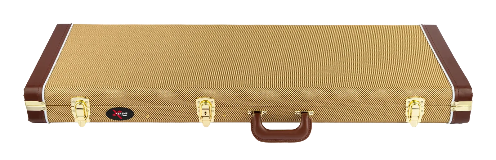 Xtreme Electric Case - Vintage Yellow Tweed Hardcase for Strat/Tele Guitars — view 2