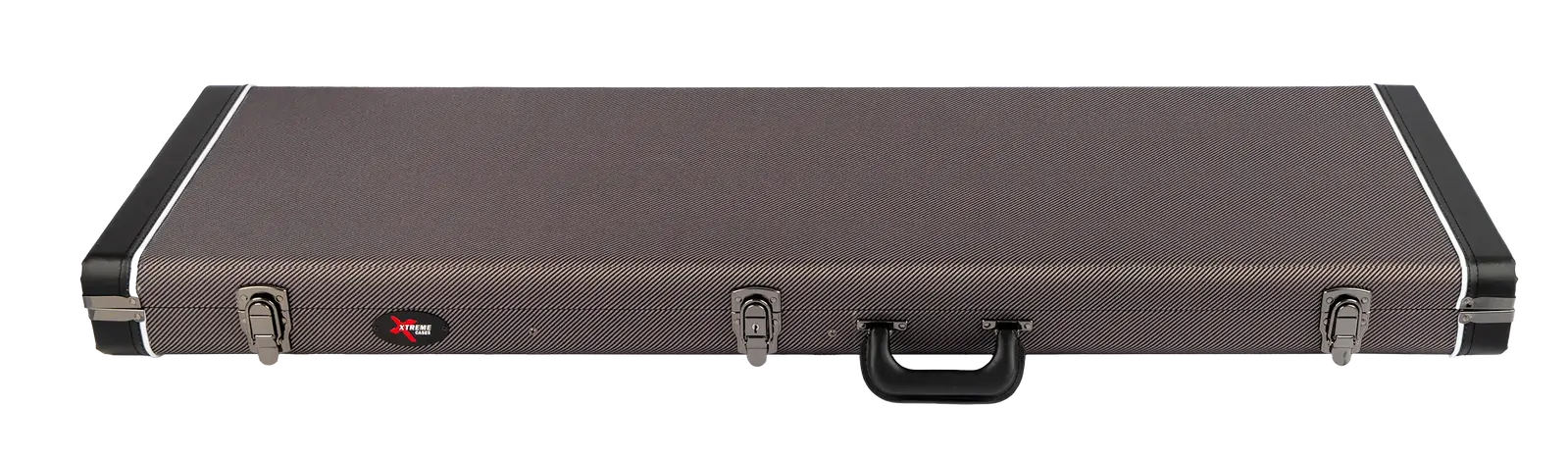 Xtreme Bass Case - Vintage Rectangular Hard Case in Grey Tweed — view 2