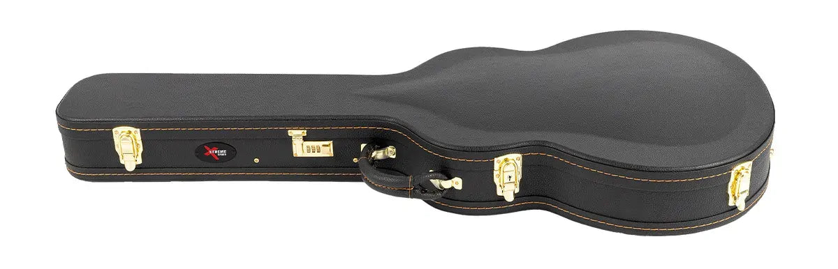 Xtreme DLX 335 Semi-Acoustic Guitar Case - Black Vinyl with Lock