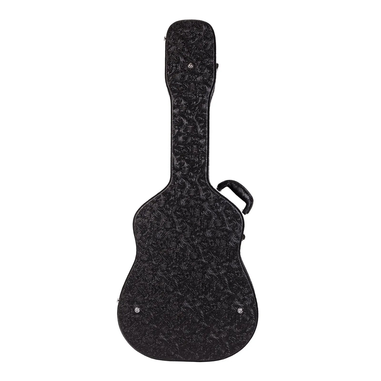 Crossfire Deluxe Shaped 12-String Acoustic Guitar Hard Case - Paisley Black — view 2