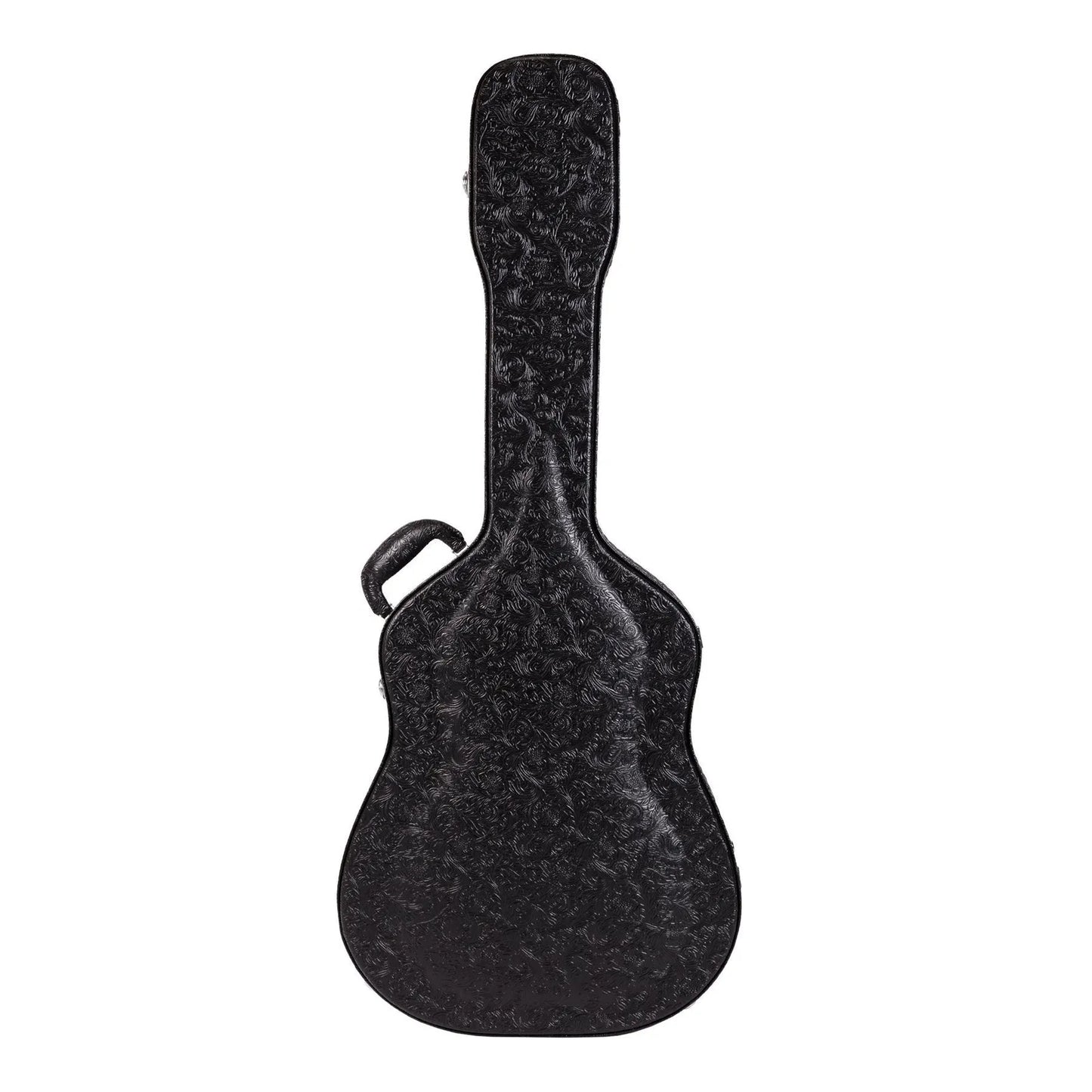 Crossfire Deluxe Shaped 12-String Acoustic Guitar Hard Case - Paisley Black
