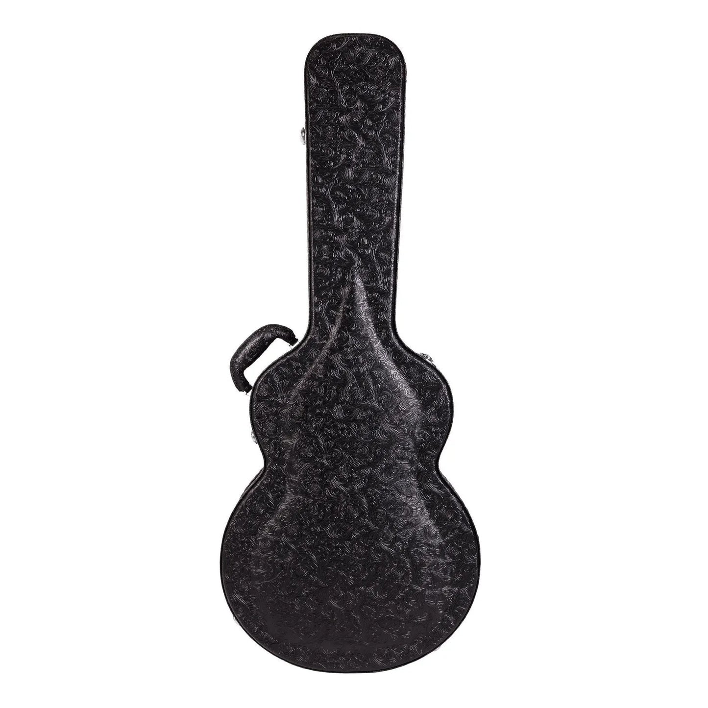 Crossfire Deluxe Shaped Small Body Acoustic Guitar Hard Case - Paisley Black
