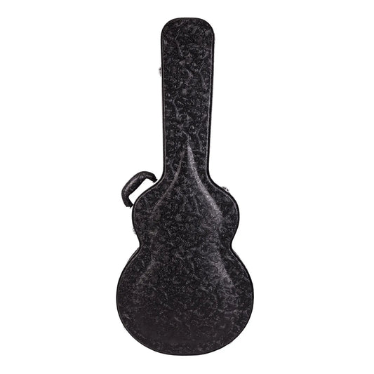 Crossfire Deluxe Shaped Small Body Acoustic Guitar Hard Case - Paisley Black